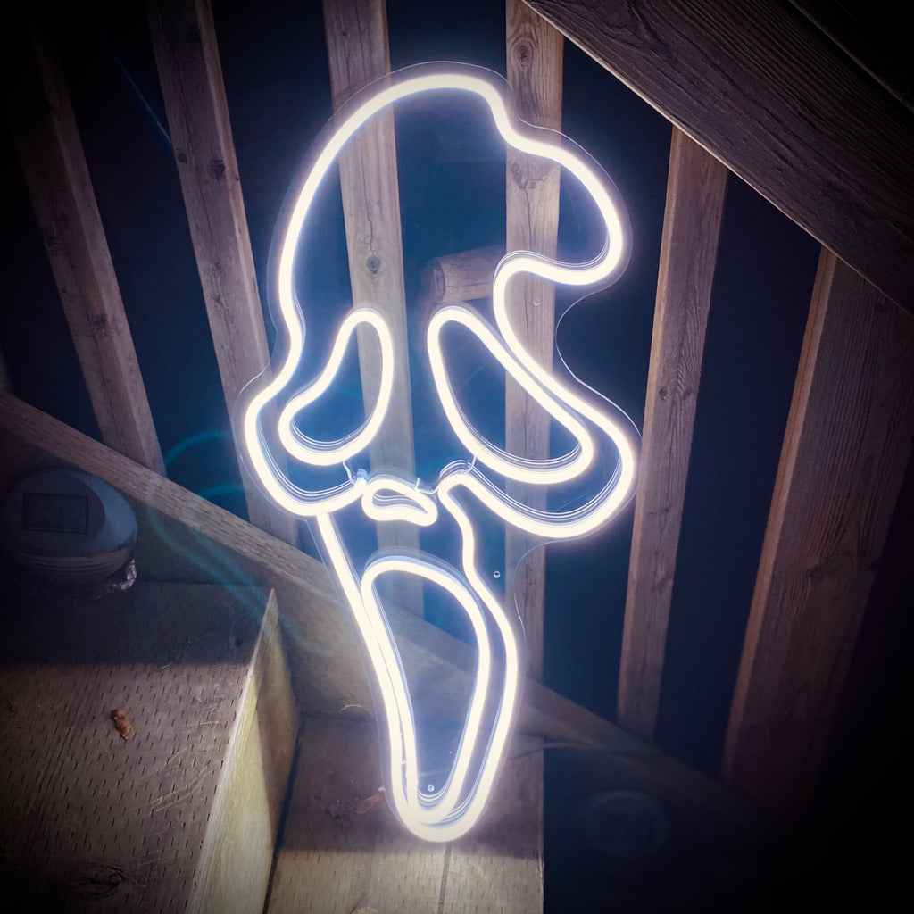 Halloween Scream LED Neon - Style Decoration