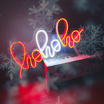 Christmas and Holiday Neon Style LED Sign - Ho Ho Ho