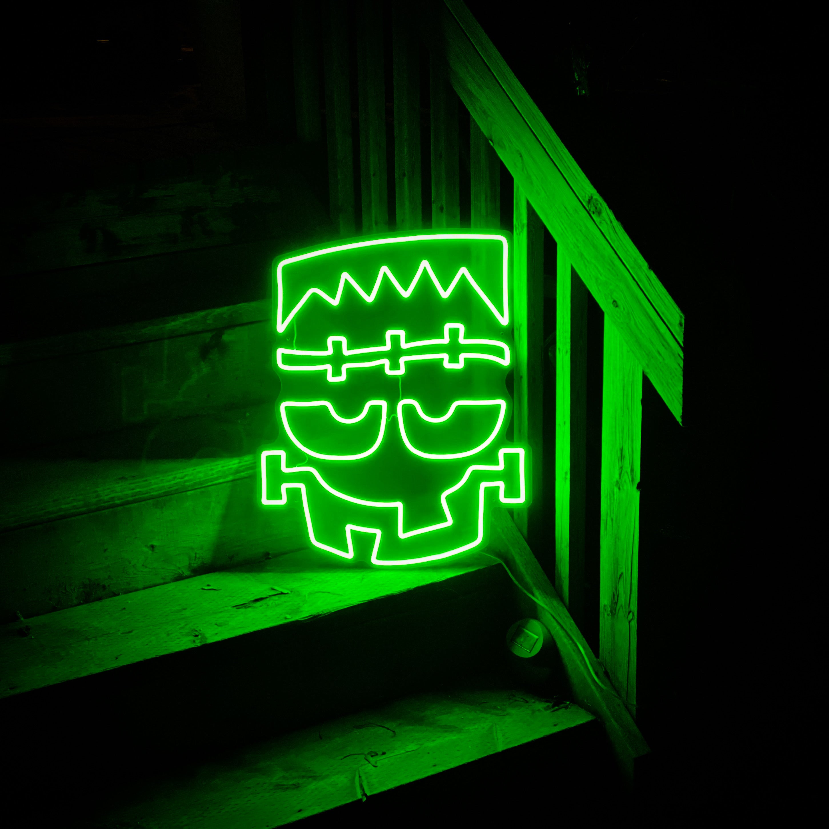 Halloween Frankenstein Neon Style LED Decoration
