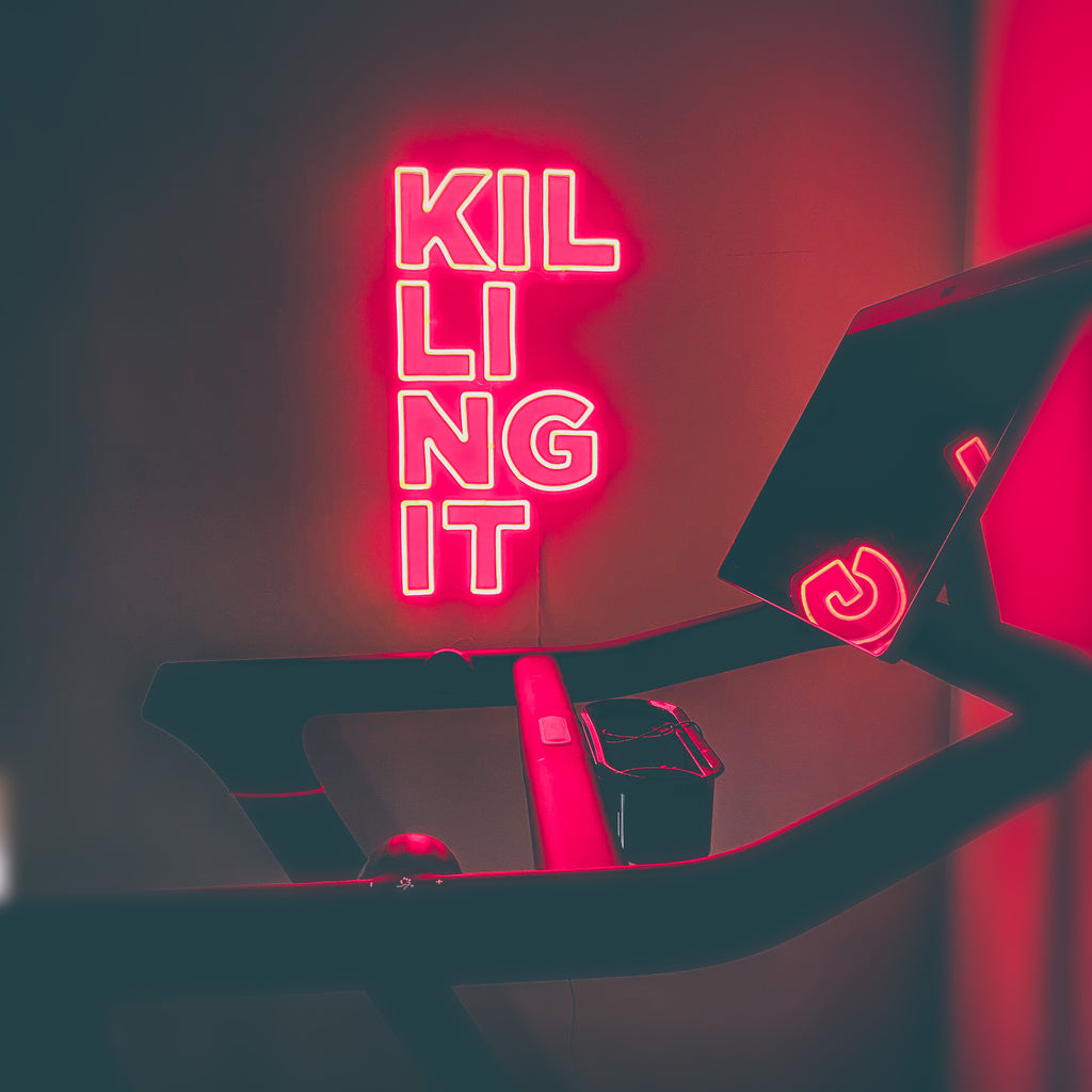 KILLING IT - Custom LED Neon-Style Home Gym Sign