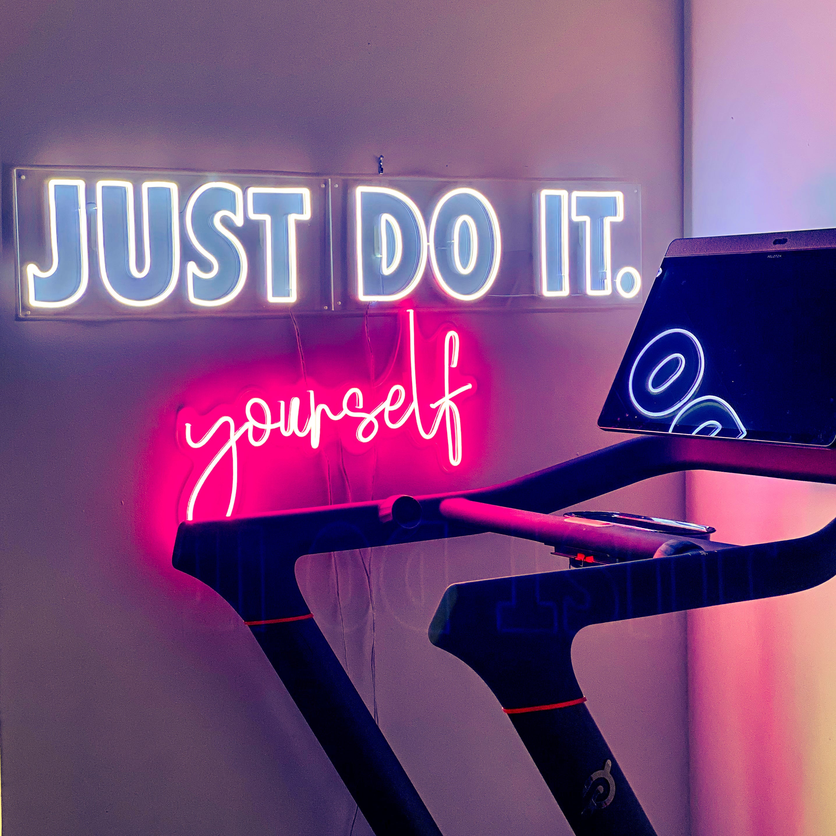JUST DO IT Yourself - Custom LED Neon-Style Home Gym Sign