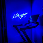 Stronger - Custom LED Neon-Style Home Gym Sign