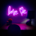 Love Me - Custom LED Neon-Style Sign