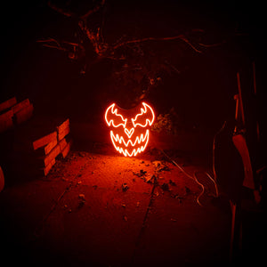 Halloween Scary Face Neon Style LED Decoration