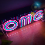 OMG - Custom LED Neon-Style Premium Lightbox