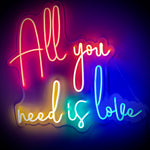 LED Neon Sign - All You Need Is Love