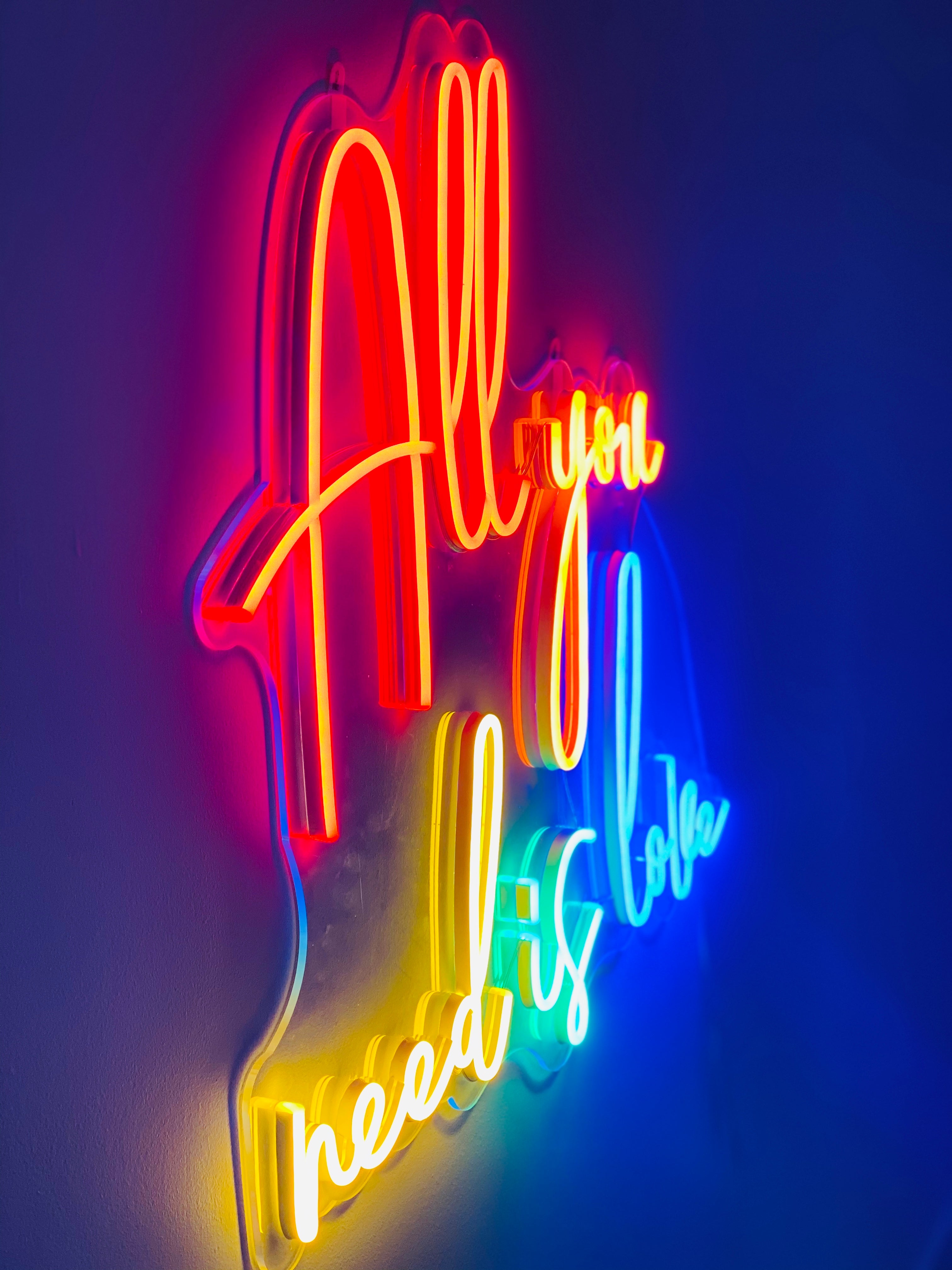 LED Neon Sign - All You Need Is Love