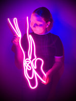 LED Neon Sign - Ballet Slippers