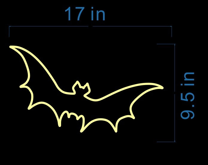 LED Neon Sign - Halloween Bat