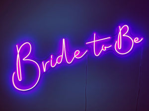 Bride to Be Neon Wedding Sign 3