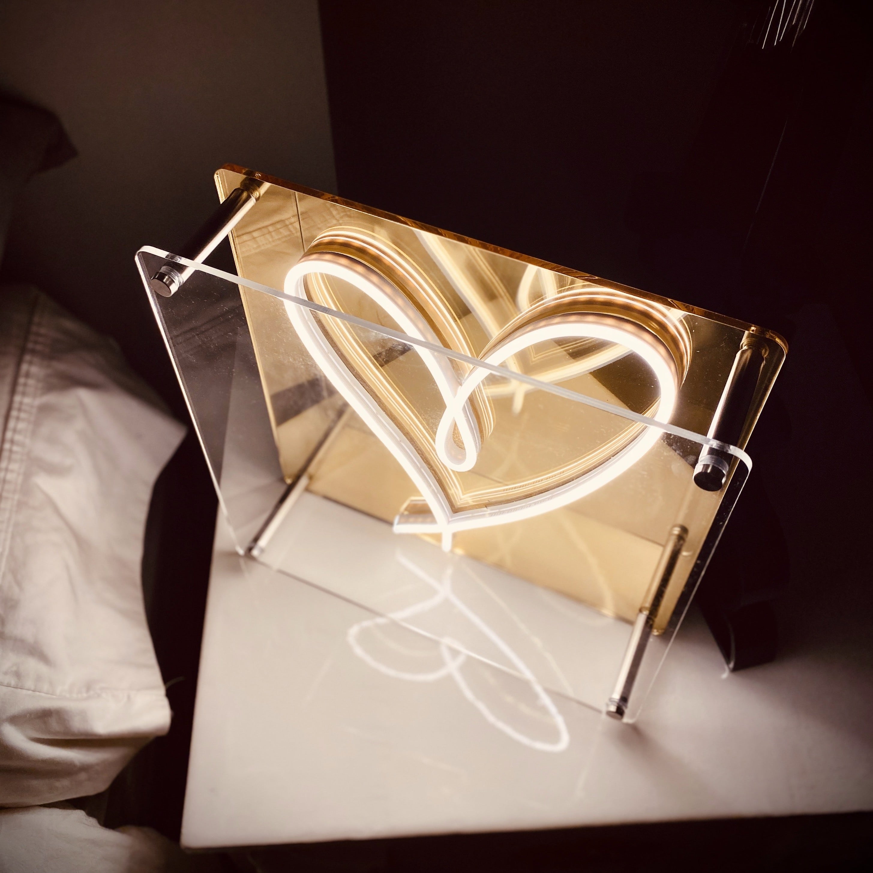 Signature Heart - Custom LED Neon-Style Lightbox