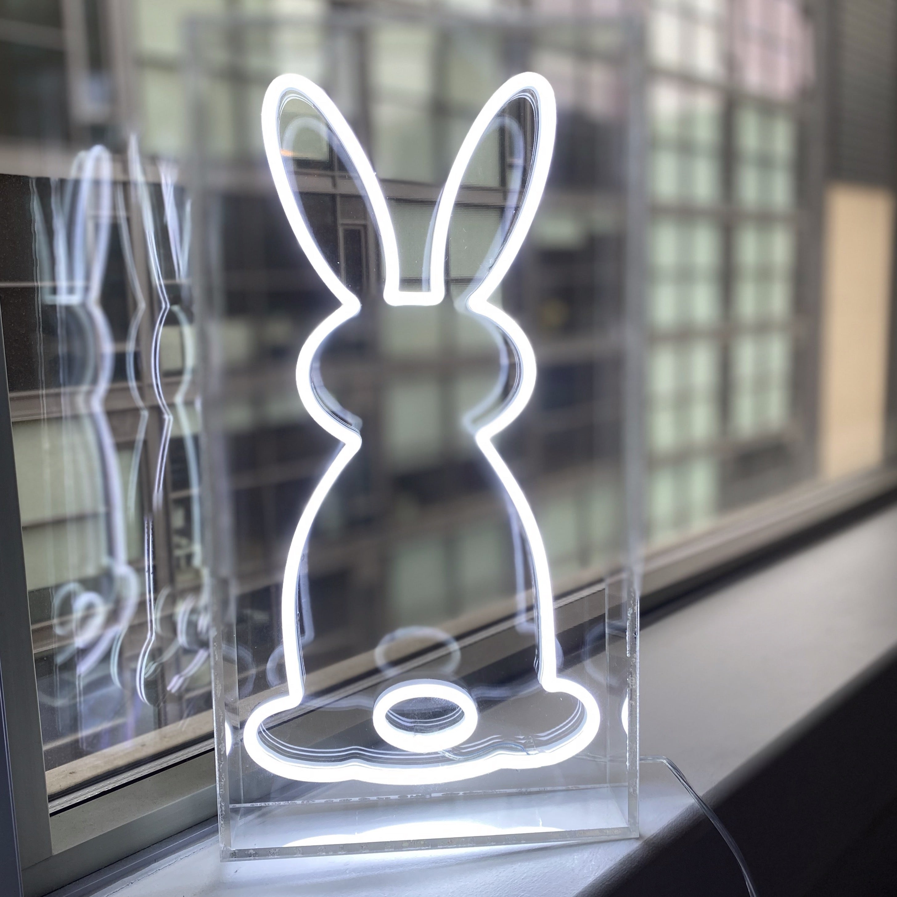 Neon Sign - Easter Bunny Box