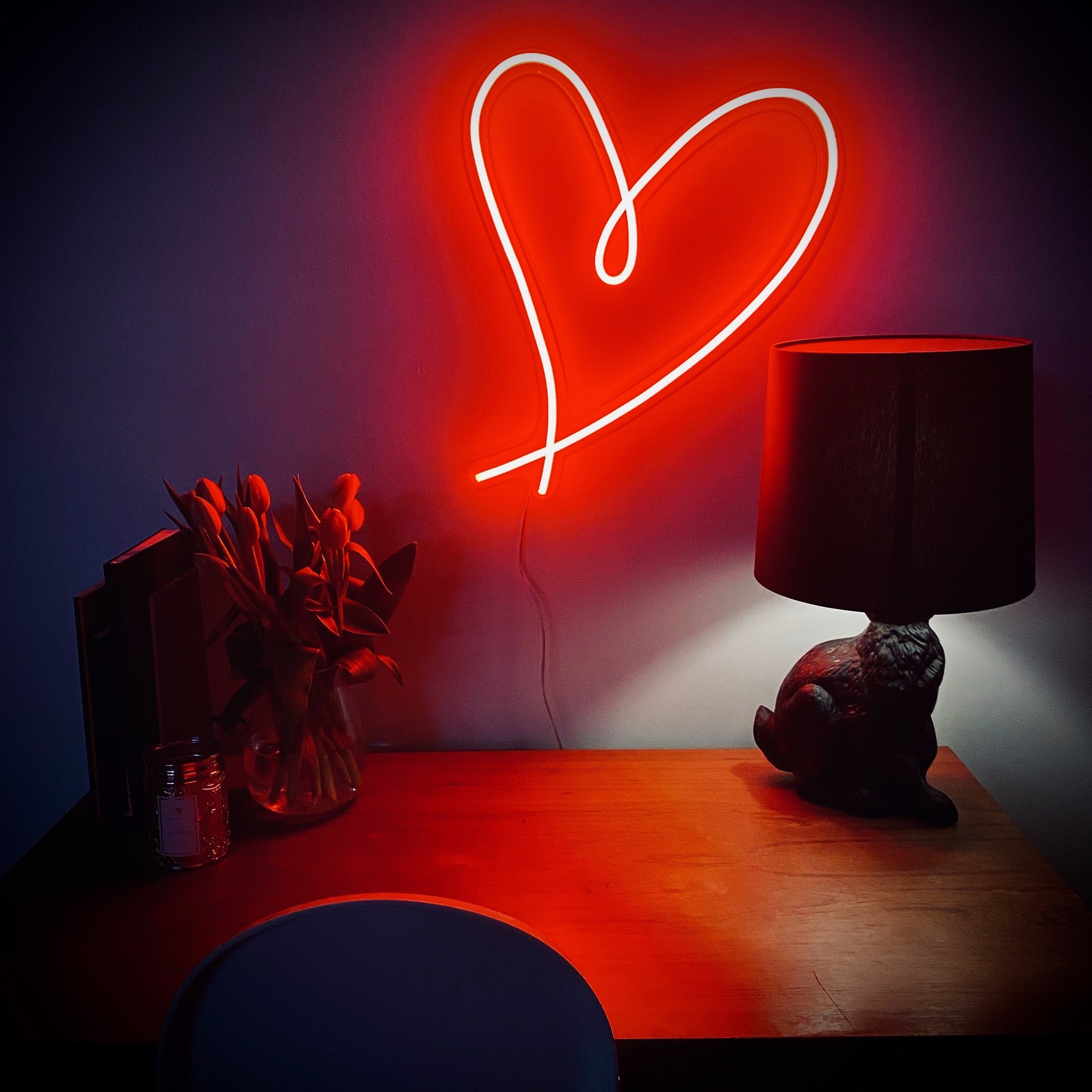 Custom Neon Sign - Valentine's Heart