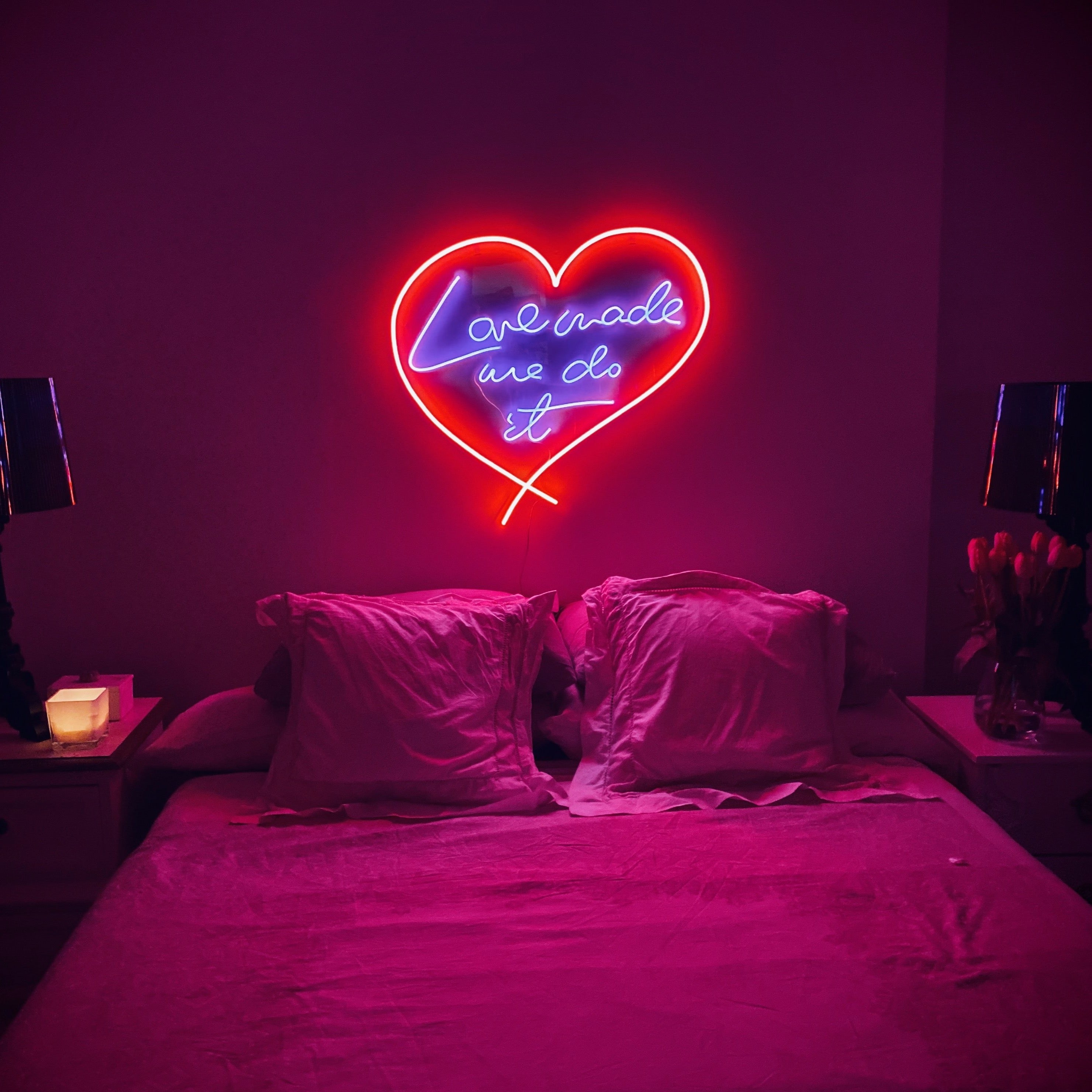 Love Made Me Do It - Custom LED Neon-Style Wedding Sign