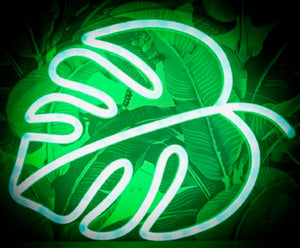 LED Neon Sign - Monstera Leaf