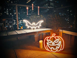 LED Neon Sign - Halloween Pumpkin / Jack-o-lantern